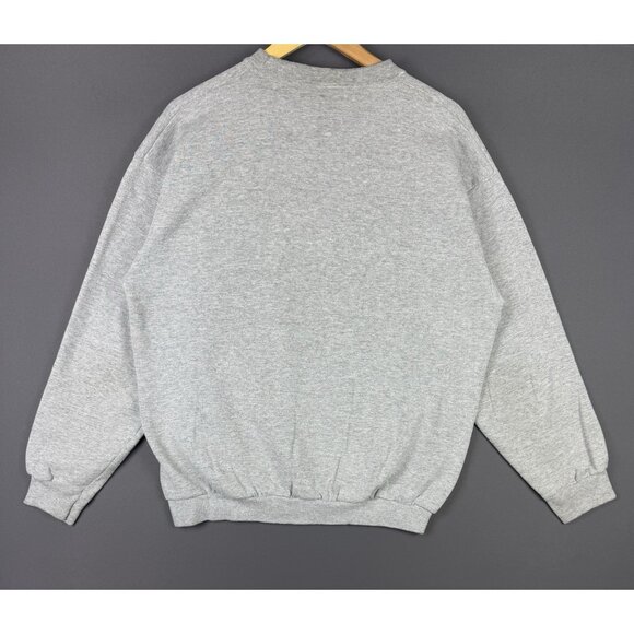 Vintage 90s Cleveland Browns NFL Football Dawg Pound Grey Crewneck Sweater Large - Picture 2 of 15